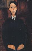 Amedeo Modigliani Portrait of the Painter Manuel Humbert (mk39) oil painting reproduction